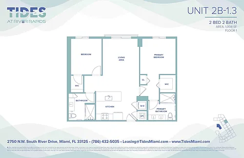 Floor plan 2B-13