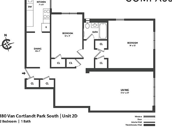 2nd image of 180 Van Cortlandt Park S APT 2D