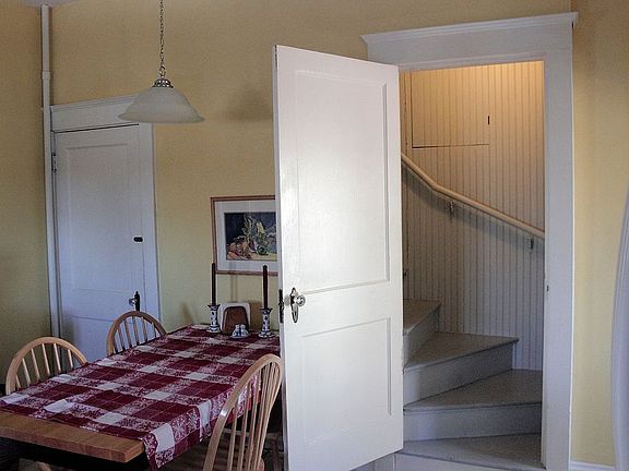 Back Stairs from kitchen