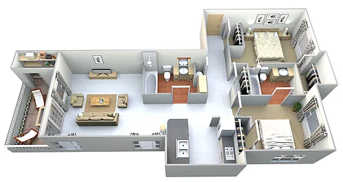 Floor plan Gunn Peak