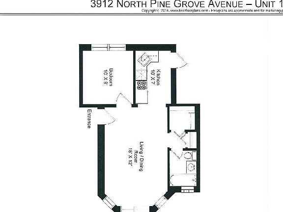 5th image of 3912 N Pine Grove Ave APT 2E