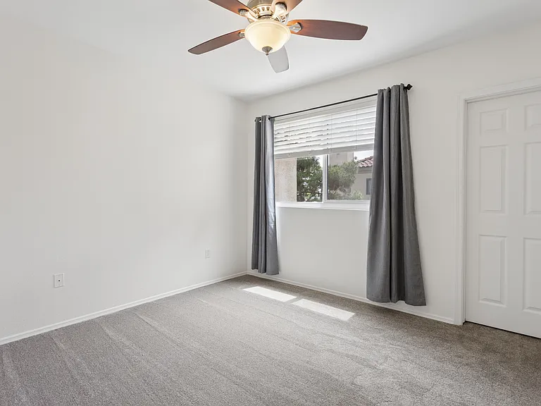Master bedroom with new carpet, new paint, new windows, like new blinds