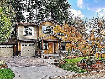 Custom Built Tradition Northwest Home