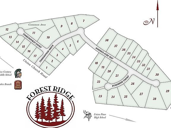 Neighborhood map.  Lot #4