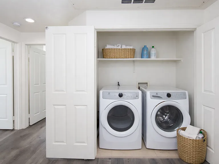 Full sized washer & dryer in every home