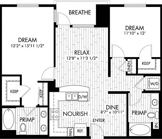 Floor plan B1