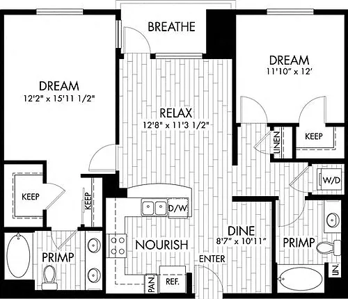 Floor plan B1
