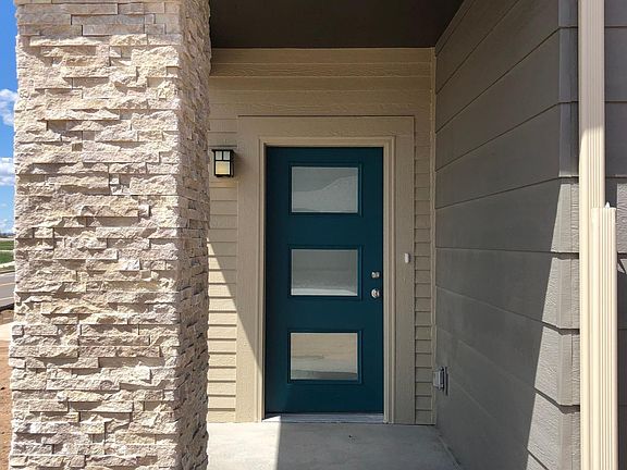 Covered front door entry