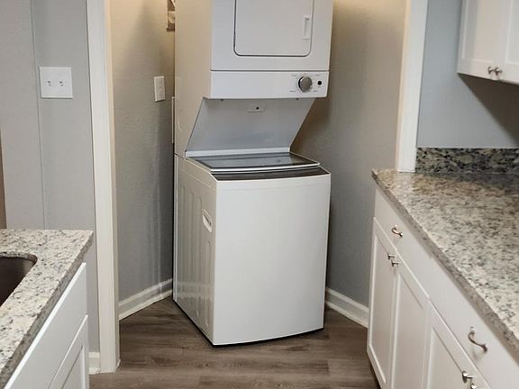 View of the laundry room