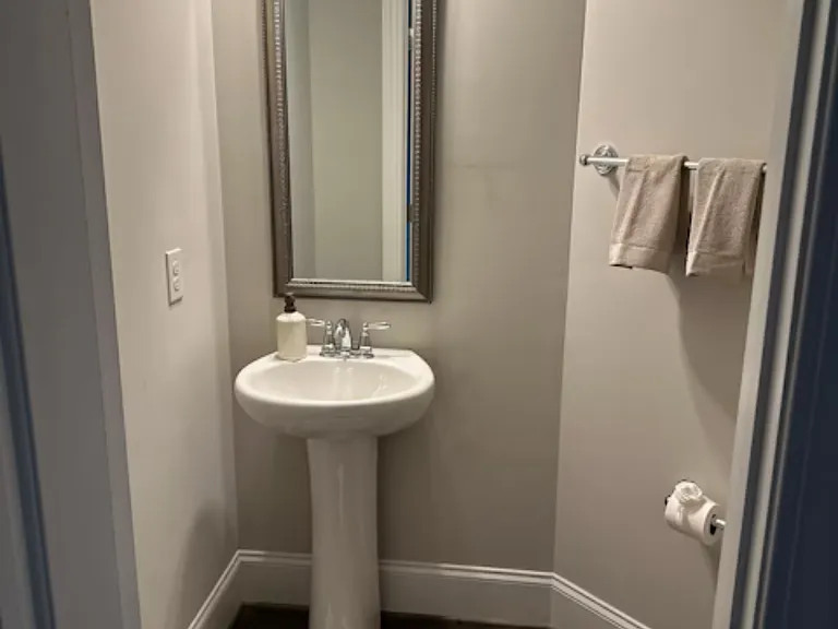 Downstairs half bath