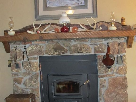 Fireplace with insert