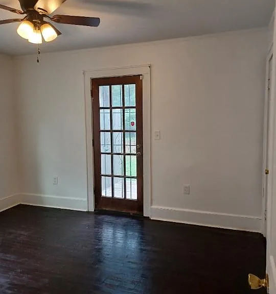 Master bedroom has attached outdoor sitting area