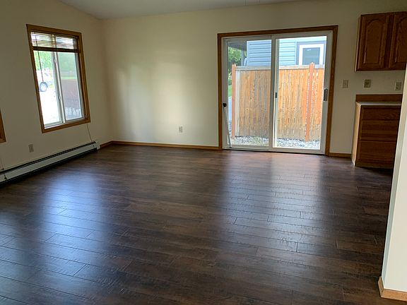 Sliding glass door to private patio.