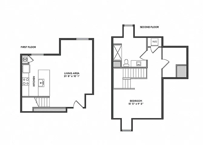 Floor plan Town Center Loft V4