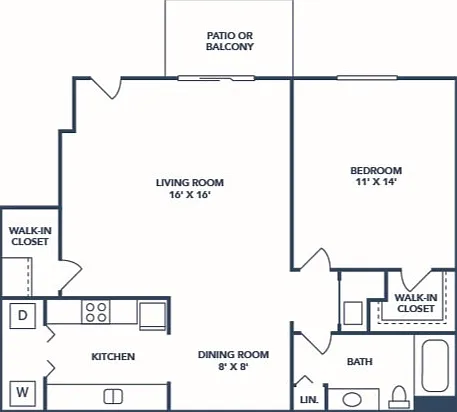 1 Bedroom | 1 Bath | 720 SF 1 Bedroom | 1 Bath | 720 SF