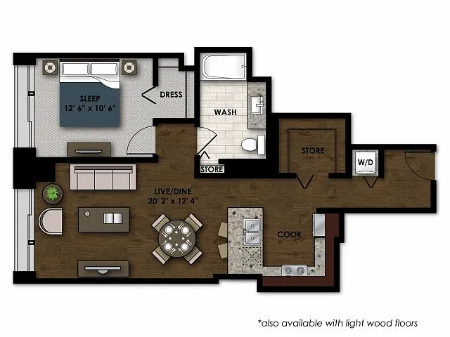 Floor plan A410