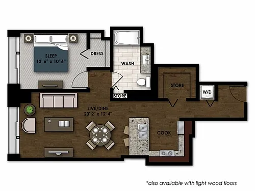 Floor plan A410
