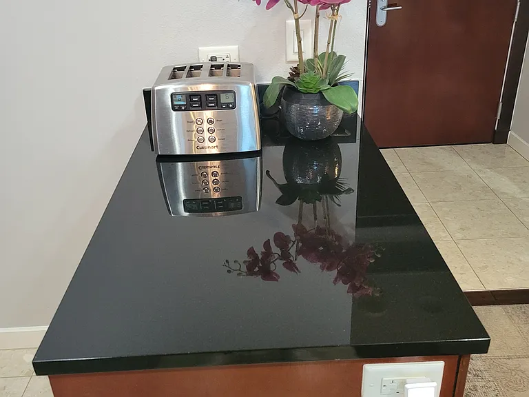 Kitchen counter and toaster, etc...