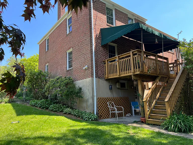 Relax in the shade of the awning
