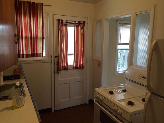 Kitchen View of Rear Entry