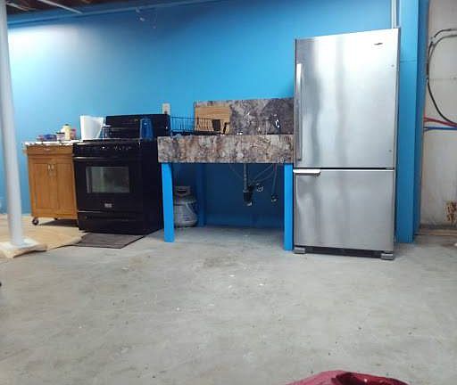 Open Kitchen area.