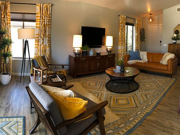 Modern open concept living room