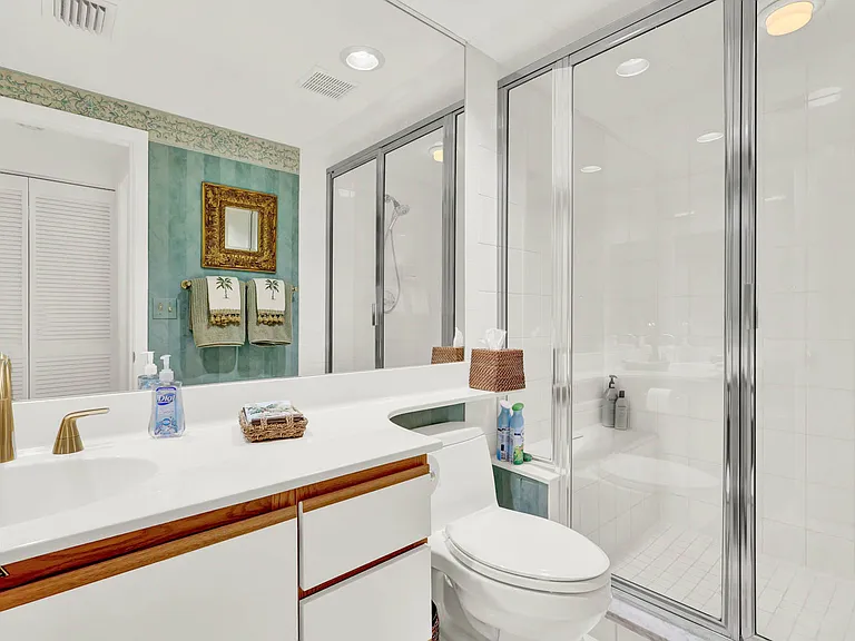 Guest Bath steps away from second br.