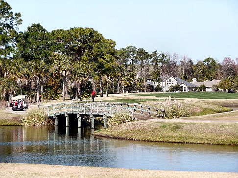 golf course bridge