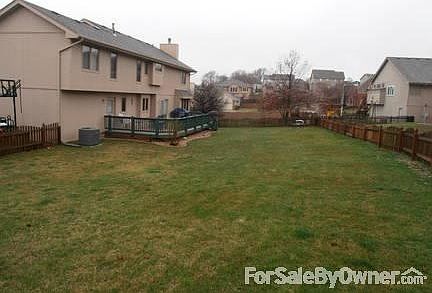 Large fenced back yard