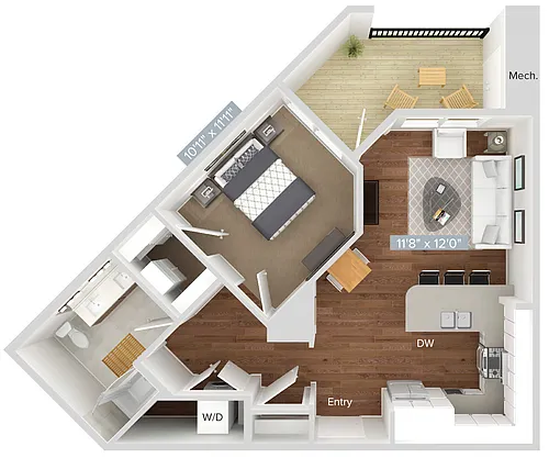 Floor plan A4-518