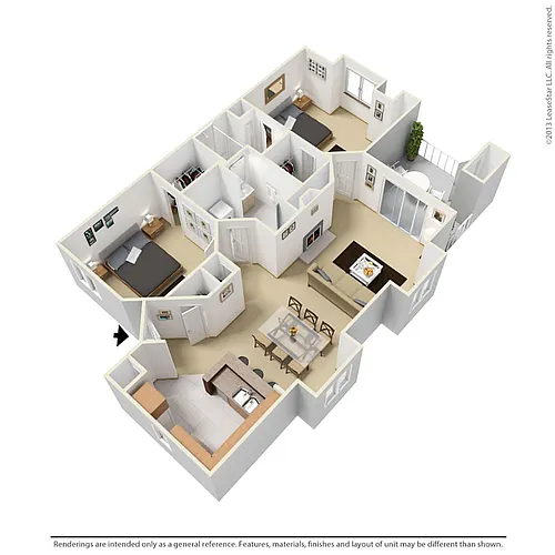 Floor plan B3