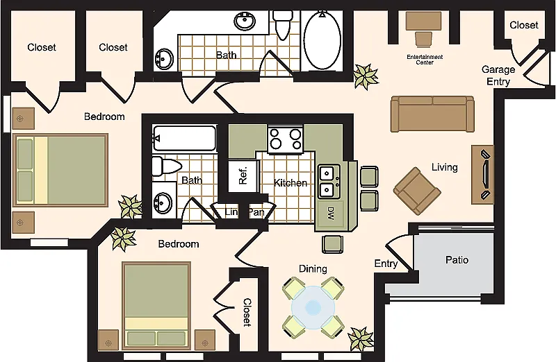 Floor plan E