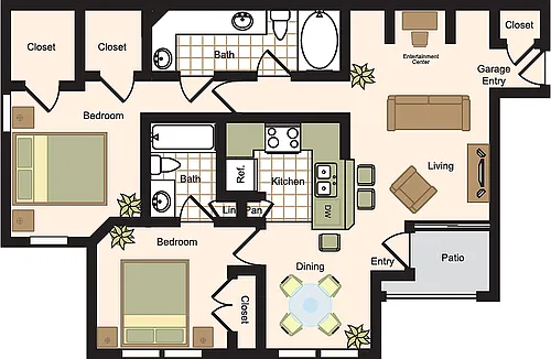 Floor plan E