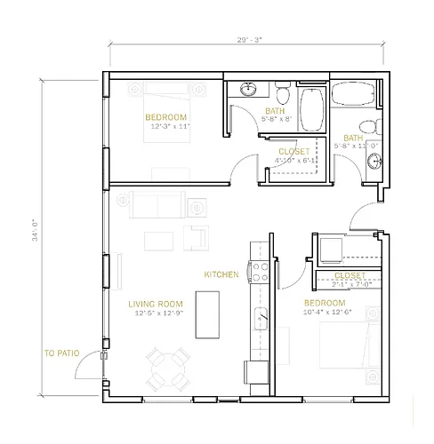 Floor plan C2