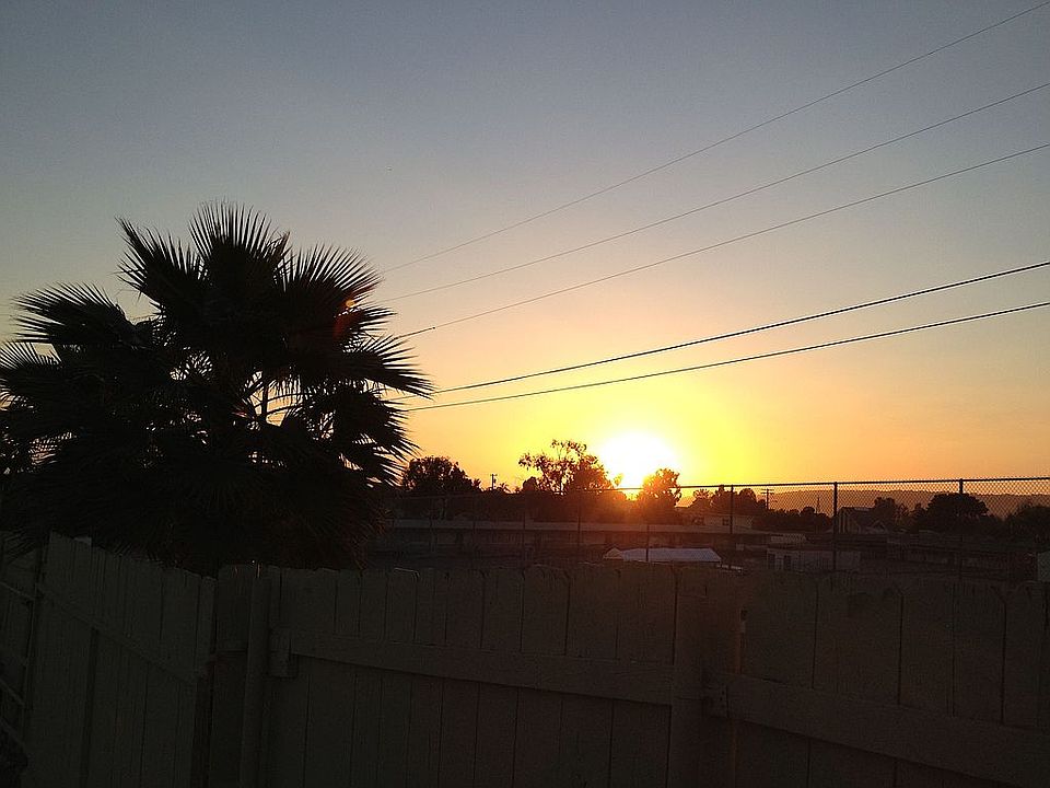 sunset from pool deck