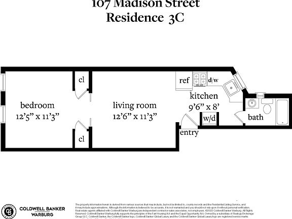 2nd image of 107 Madison St APT 3C