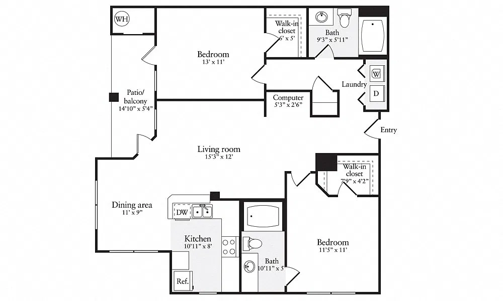 Floor plan B1R