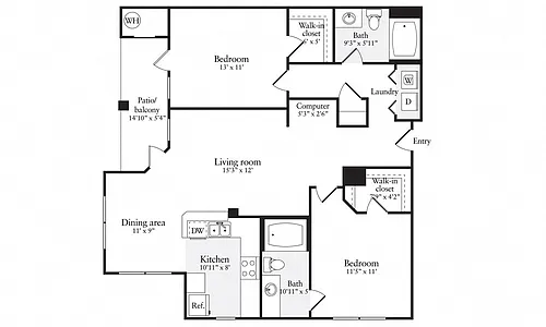Floor plan B1R