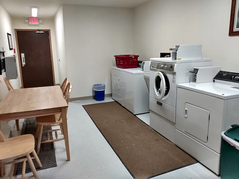 Laundry room on site