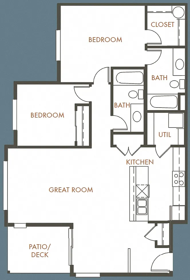 Floor plan 2B 2B Plan A 3st
