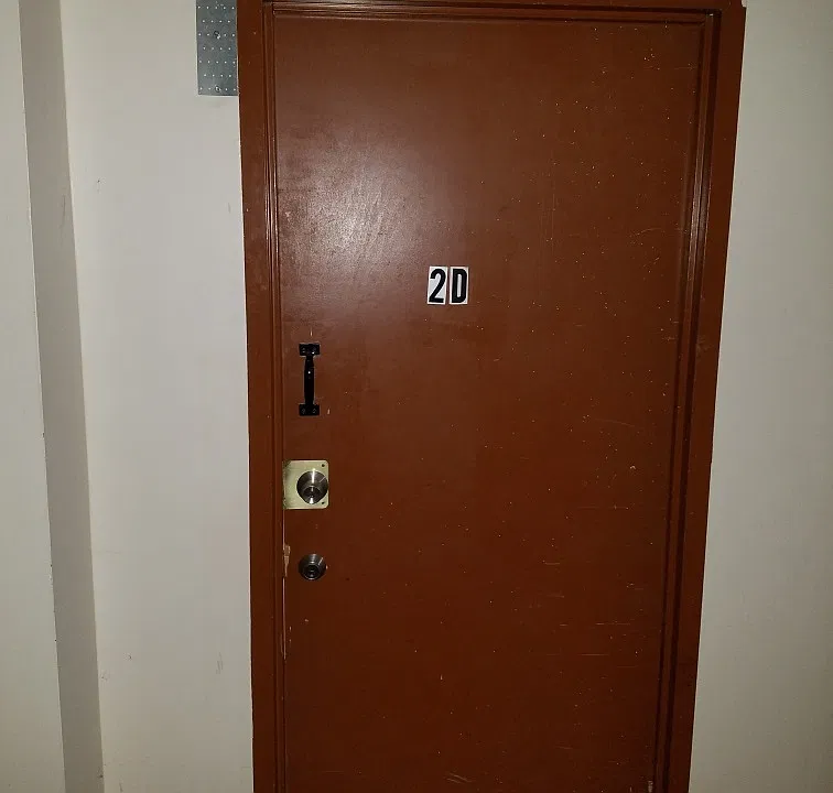 View of Door from Hallway