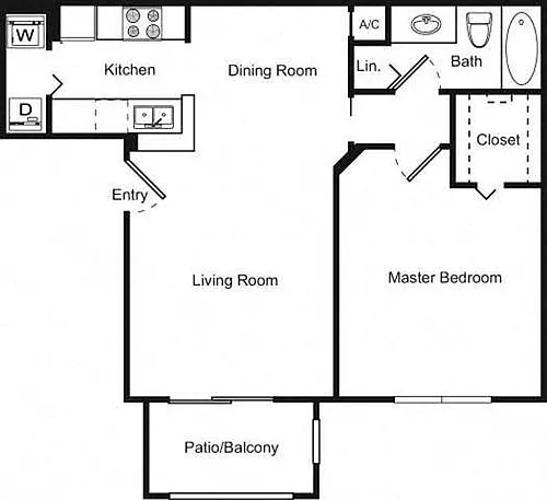 Floor plan 1B