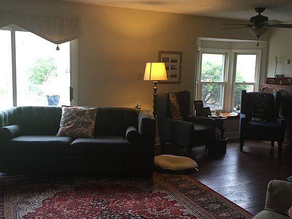 Spacious living area hard wo