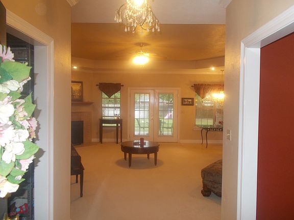 Entryway into living room
