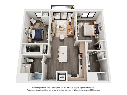 Floor plan Hawthorn ADA