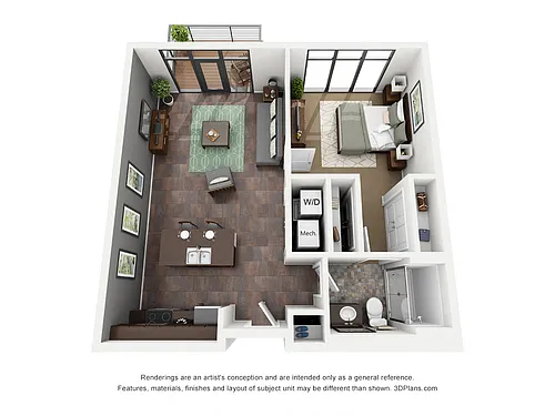 Floor plan 1C
