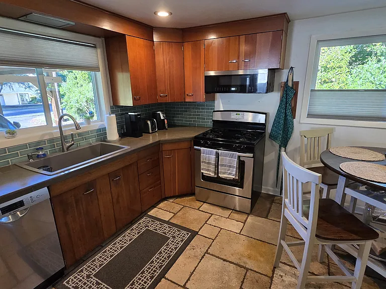 Kitchen wide view