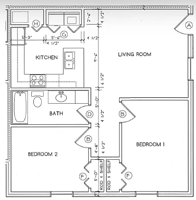 Floor plan The Merlot