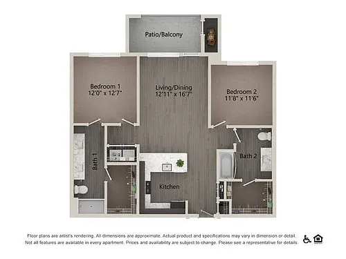 Floor plan Villa 1