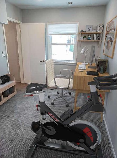 Work at home Office and Exercise Room